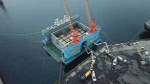 久慈港湾口地区防波堤本体工事